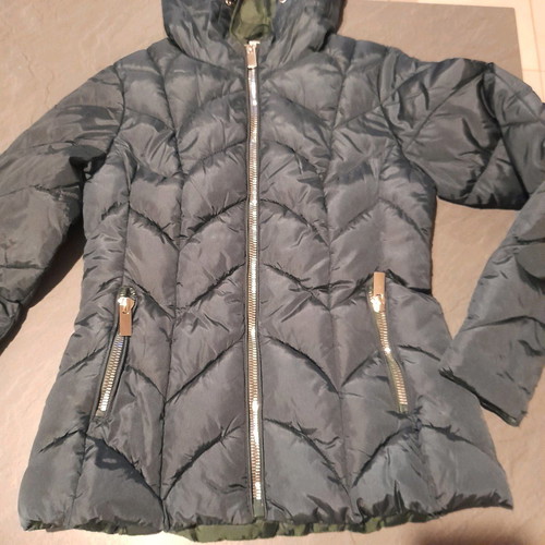 Monte Cervino teen jacket used, size 11-12, green
