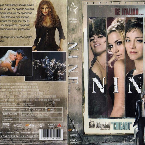 Nine DVD used, drama romantic with subtitles