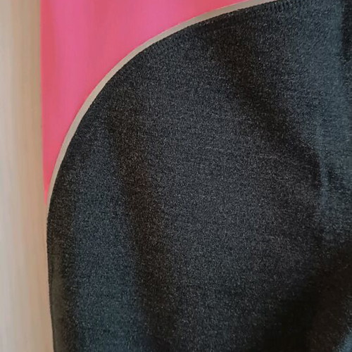 Oysho Fitness Leggings used, below knee length, black pink