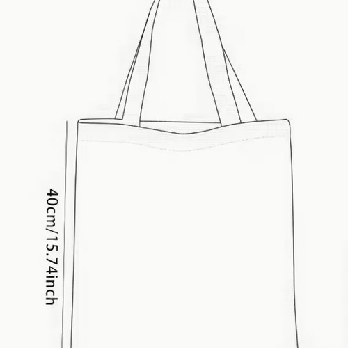 Fabric shoulder bag with cats new