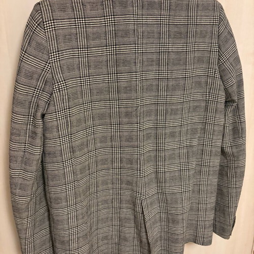 Mango oversized blazer like new, lightweight fabric, black and gray
