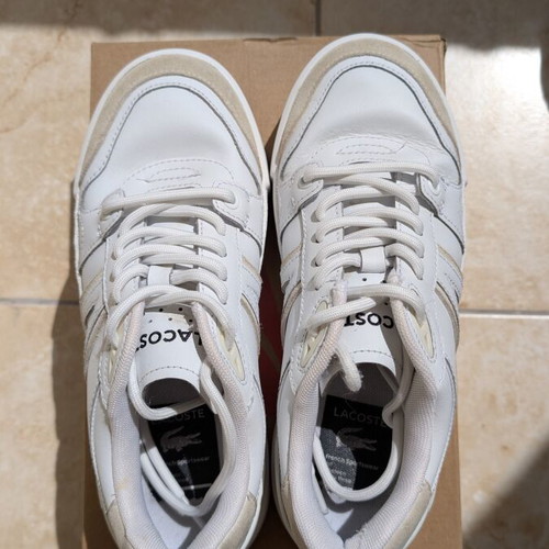 Lacoste Flatform Sneakers used, white off-white, size 37