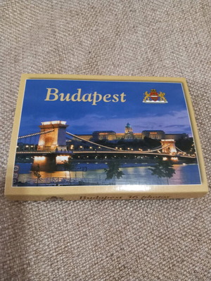 Foldable cards used, pack of 36, Budapest