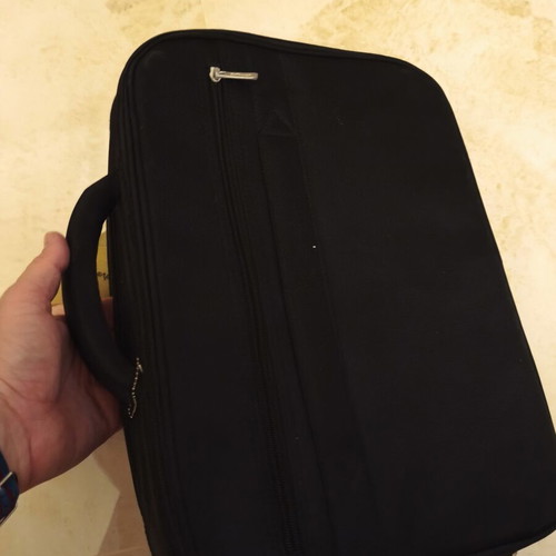 Laptop bag like new, black handheld