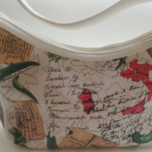 Caprisa shoulder bag used, 25x17 cm, short strap