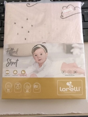 Lorelli Ballerina Bear βρεφικό κατωσέντονο με λάστιχο 60x120+15 εκ.