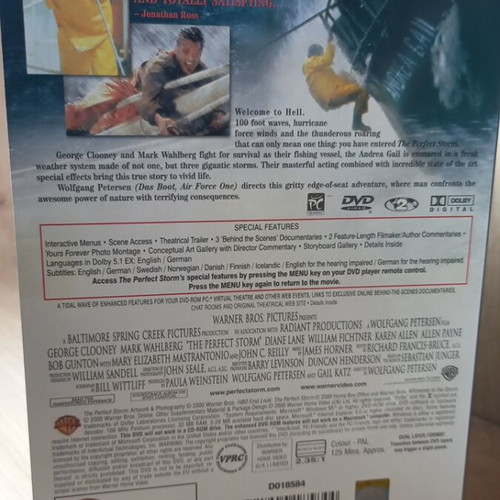 The Perfect Storm DVD like new with English subtitles