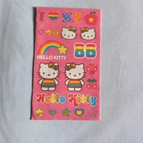 Hello Kitty envelope used, small letter paper