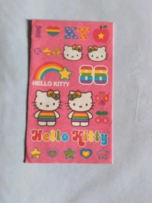 Hello Kitty envelope used, small letter paper