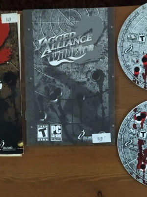 Jagged Alliance 2 PC game used, cover worn