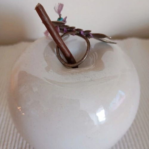 Fishbone ring handmade like new