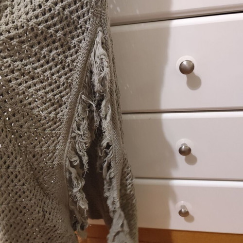 Pull & Bear φόρεμα παραλίας crochet ολοκαίνουργιο, χακί, μέγεθος S