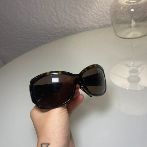 Salvatore Ferragamo vintage sunglasses used, brown