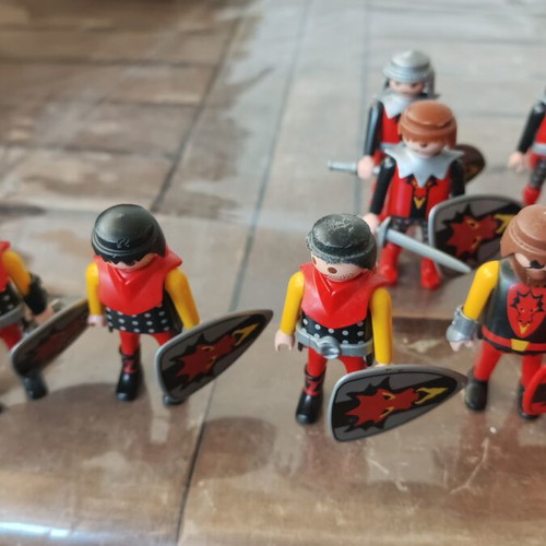 Playmobil ιππότες δράκου πακέτο 605 μεταχειρισμένο
