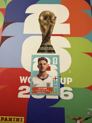 Panini World Cup 2026 Declan Rice England ENG 10 sticker new