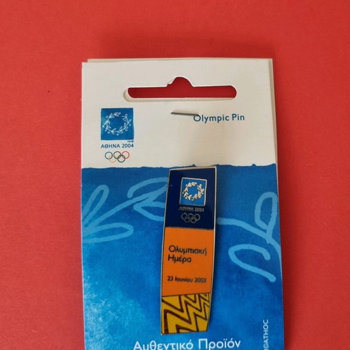 Olympic pins Athens 2004 new, set of 2 lapel pins