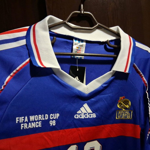 France National Team Zidane Jersey new, authentic, size Large