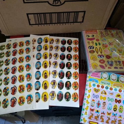 Vintage stickers for eggs and Easter new