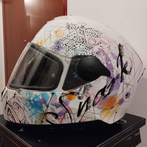 D-Skwal women's motorcycle helmet like new, size S, full face
