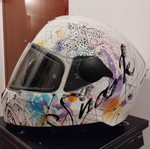 D-Skwal women's motorcycle helmet like new, size S, full face