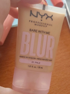 NYX Bare With Me Blur Tint Foundation 01 Pale like new