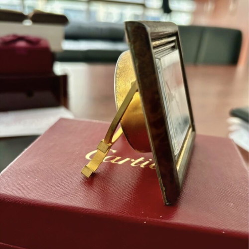 Cartier Paris desk clock used, mechanical, vintage design