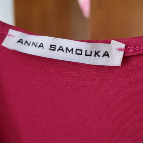 Anna Samouka dress used, fuchsia, elastic fabric, one size