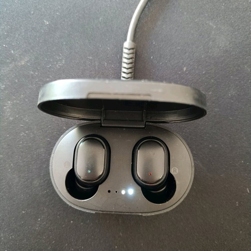 Wireless earbuds used
