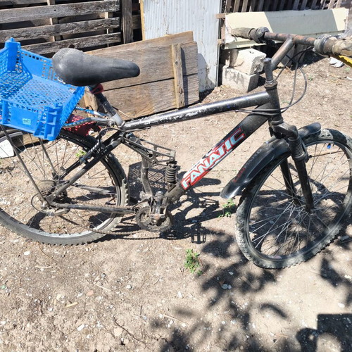City bicycle used, black, men's, with gears