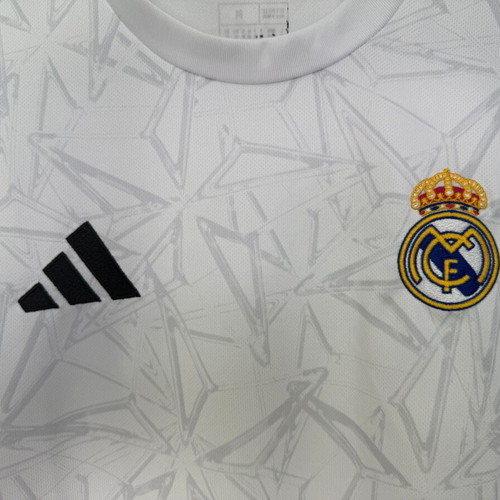 Adidas Real Madrid pre-match jersey 2024/25, size M, white