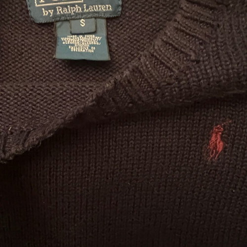 Ralph Lauren blue cotton sweater like new, size S