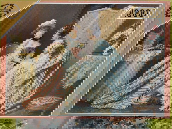 Puzzle "Sharing Confidences” by Charles Baugniet (1814-1886), 1000 pieces, Falcon, 11€