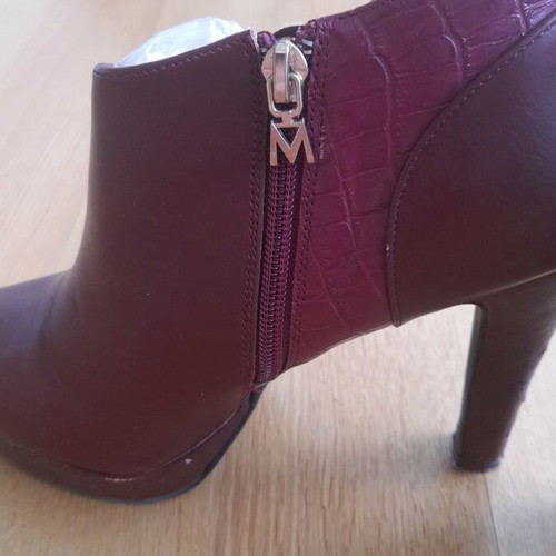 Maria Mare Bordeaux ankle boots used, size 39
