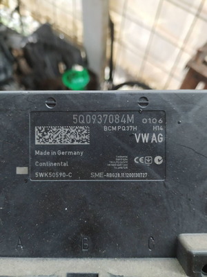 Comfort BCM για VW Golf VII 7 μεταχειρισμένο, OE αριθμός 5Q0937084M