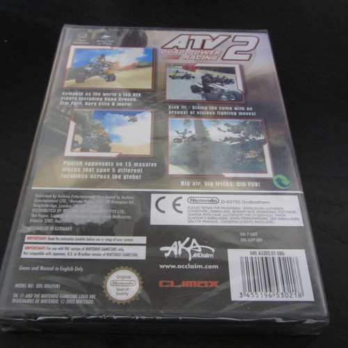 Atv Quad Power Racing 2 Nintendo GameCube καινούργιο σφραγισμένο