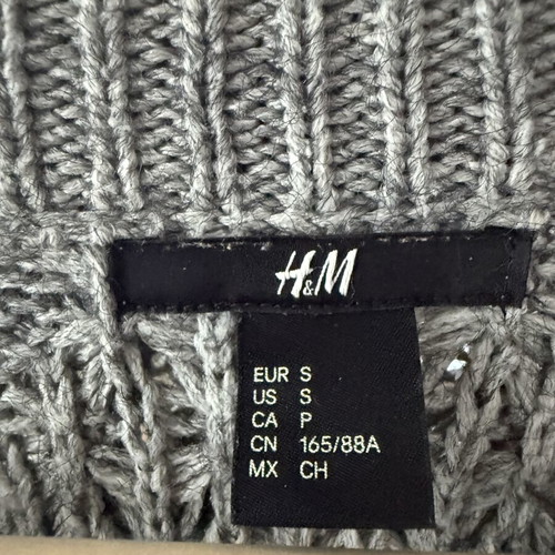 Πουλόβερ H&M γκρι oversize μέγεθος S-M σαν καινούργιο