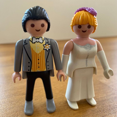 Playmobil set of 10 rare figures used