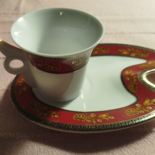 Weider Collection coffee cup and saucer set like new, 2+2 pieces