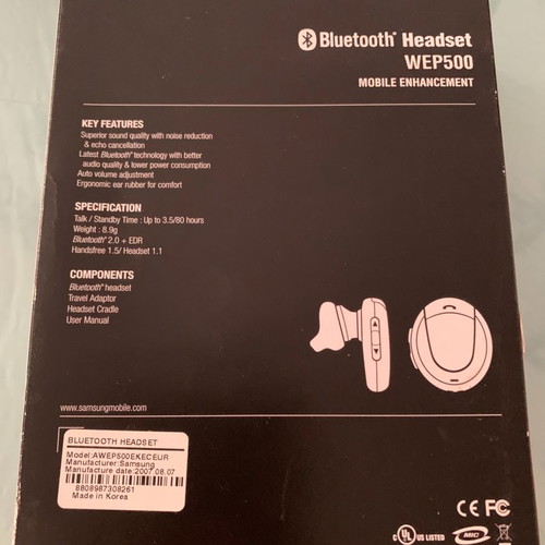 Headsets Samsung and Jabra new in boxes