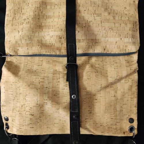 Redo bag unisex multifunctional cork backpack new, beige