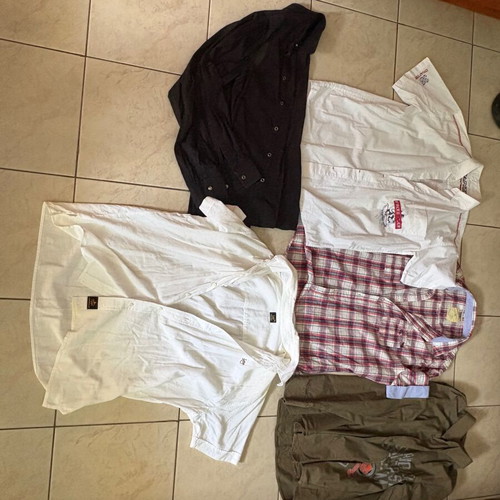 Men's shirts pack of 5 like new, sizes L to XXL, multicolor