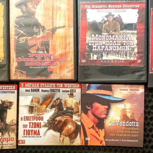 Western DVD collection used, 7 classic movies