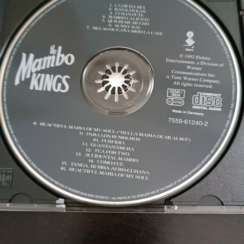 The Mambo Kings Original Motion Picture Soundtrack CD like new