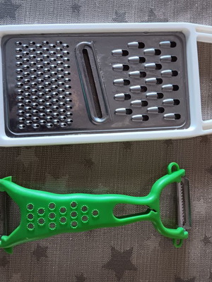 Grater and peeler used