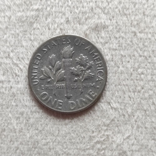 United States One Dime 1967 used