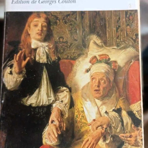Book Molière Le Malade imaginaire in French folio classique