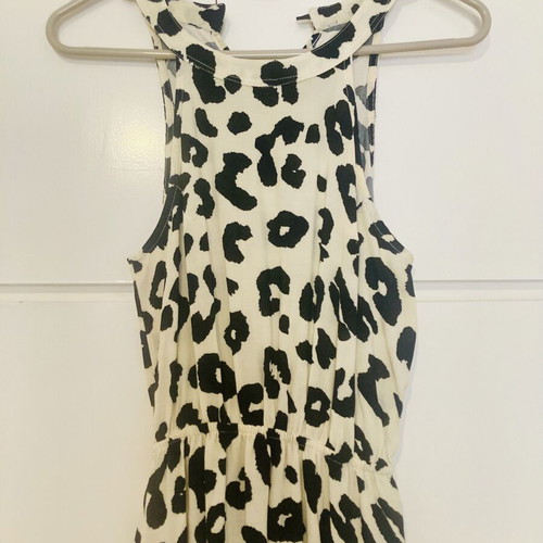 Animal Print Dress Trendyol size Small like new, black and beige
