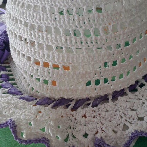 Handmade summer crochet hat new