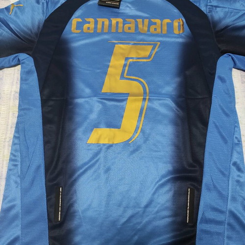 Italy National Team Retro Jersey 2006 Fabio Cannavaro 5 Puma like new