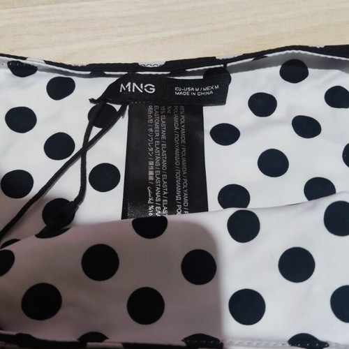Mango reversible cheeky polka dot bikini knickers medium new